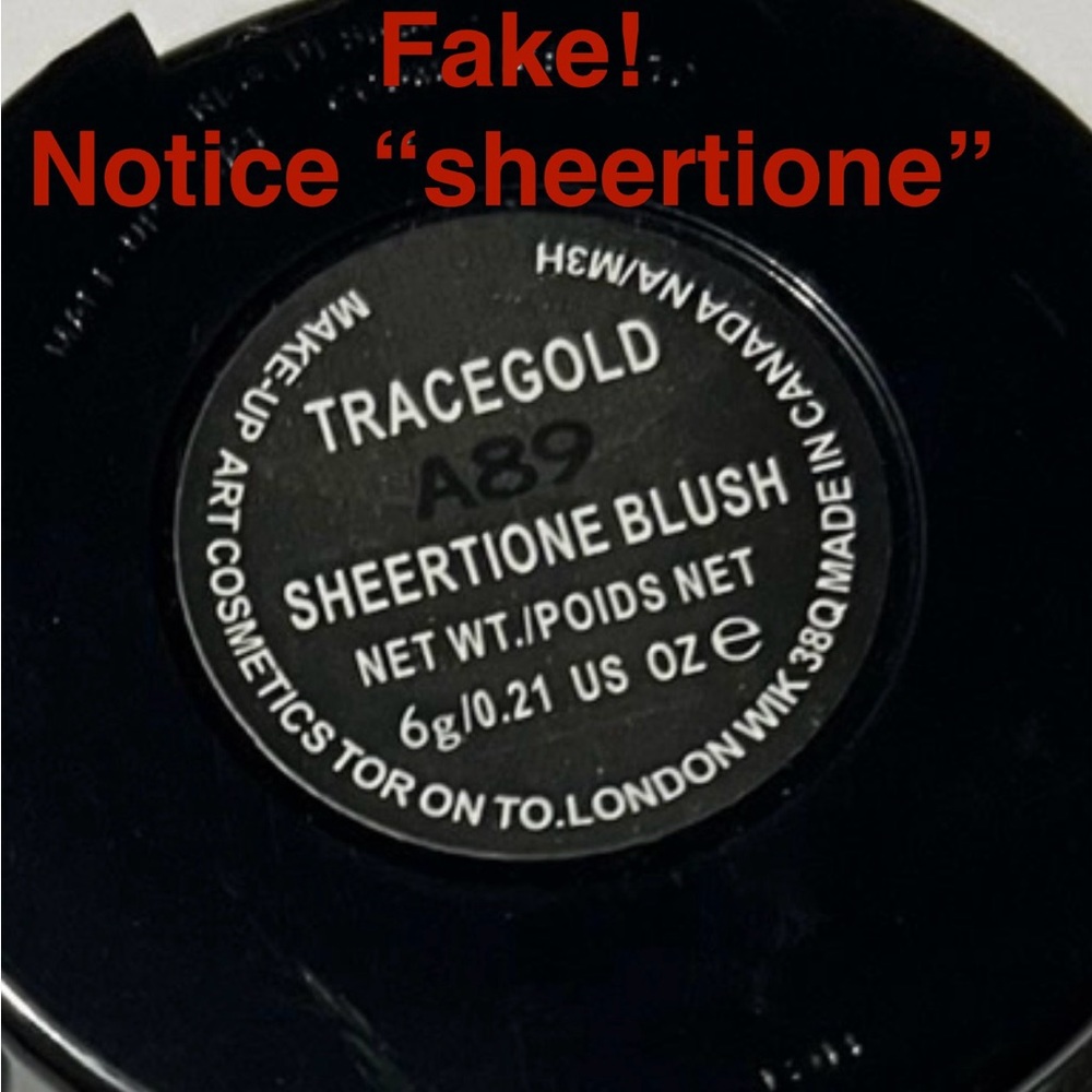 BEWARE FAKE MAC BLUSHES- don’t buy